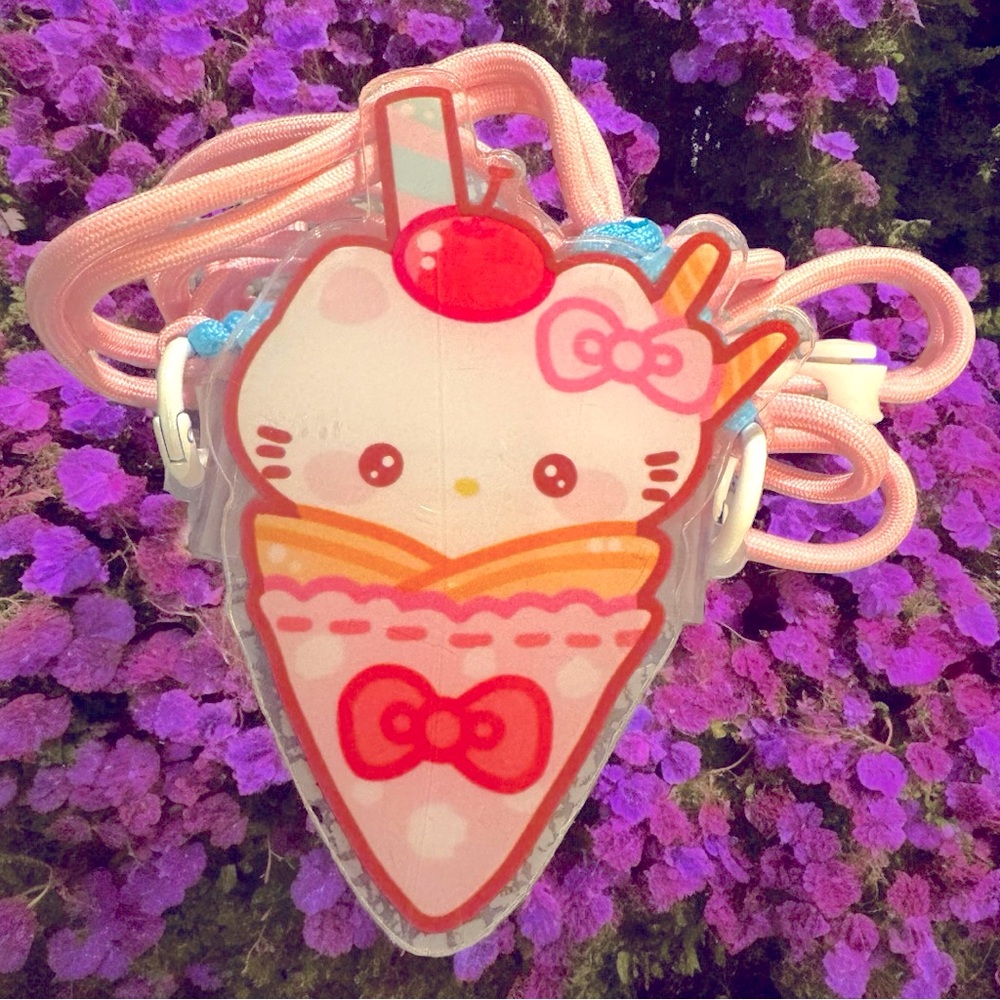 Hello Kitty phone lanyard crossbody case